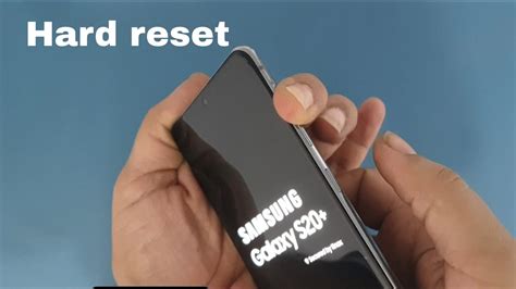 How to reboot or factory reset Samsung Galaxy S20 .